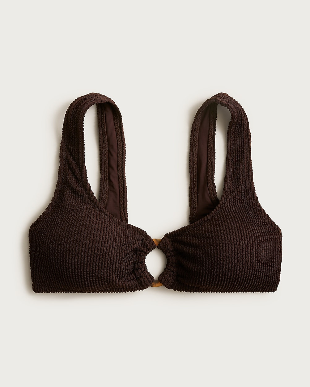 Claudia O-ring scrunchie bikini top | J. Crew US