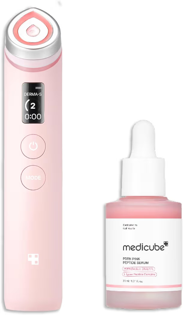 medicube Affordable Pink Routine Duo: Age-R Booster Pro Pink | 6-in-1 Real Glass Glow Beauty Mass... | Amazon (US)