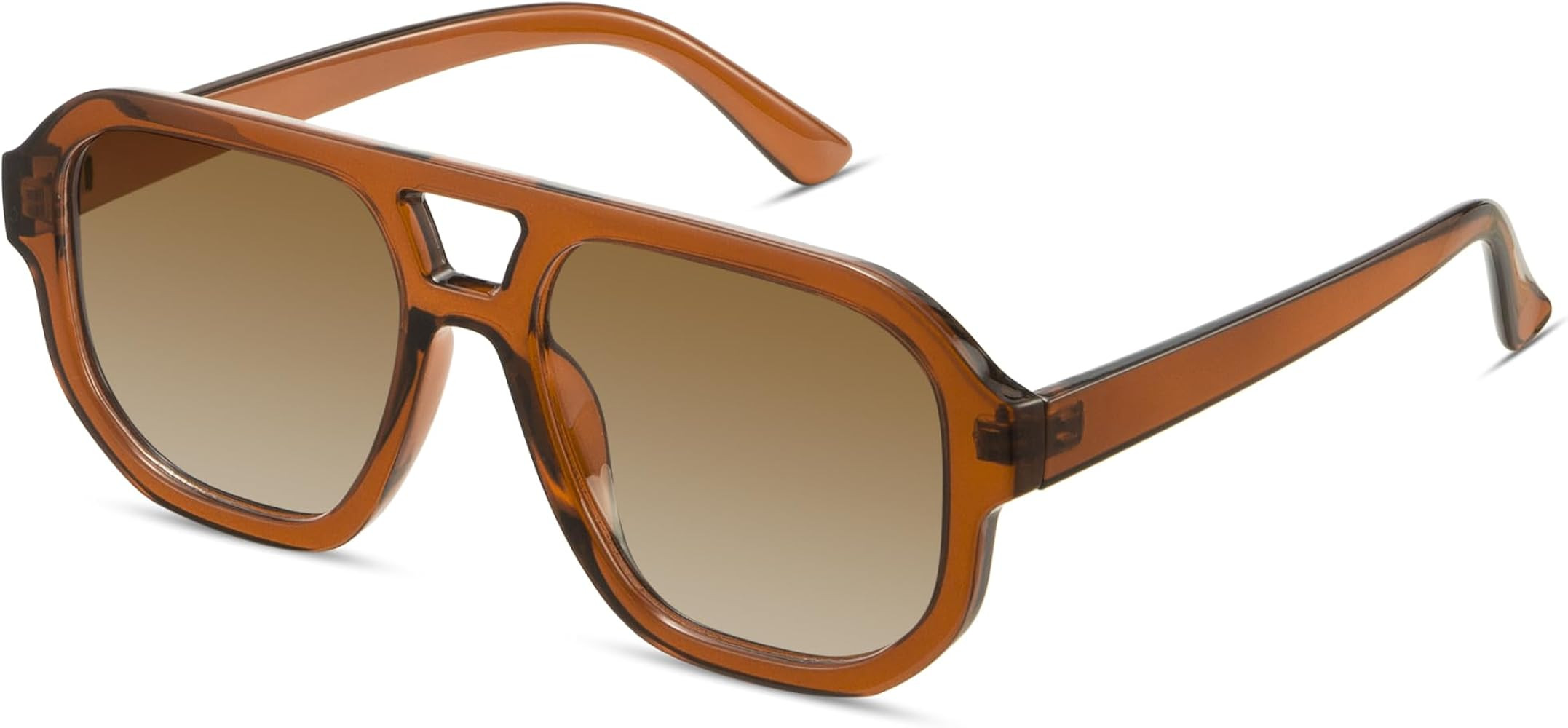 livho Trendy Polarized Square Aviator Sunglasses Women Men Square Eyewear Frame, Retro Sun Glasse... | Amazon (US)