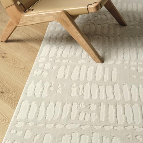 Revival Rugs Shell 3'11"x6'1" Machine Washable Area Rug for Kitchen Bedroom - 100% Recycled Oeko-... | Amazon (US)