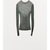Zara - Fine-Knit Top - 516 - S - Woman | Zara US