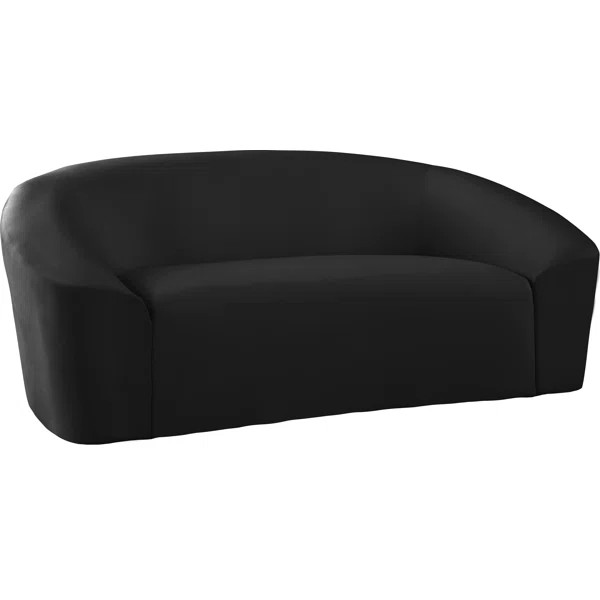 Robeline 71'' Velvet Curved Loveseat | Wayfair North America