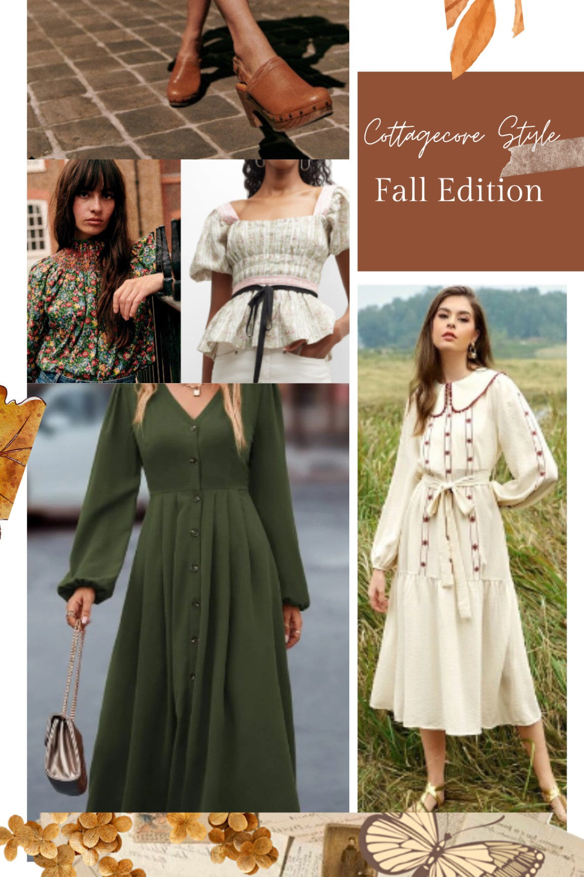 More Fall Cottagecore goodness!! I’m obsessed with the clogs- so versatile. Clogs with a dress? Yes! With jeans? Yes! With a skirt? Yes!

Fall Cottagecore Edit

#LTKunder50 #LTKstyletip #LTKSeasonal