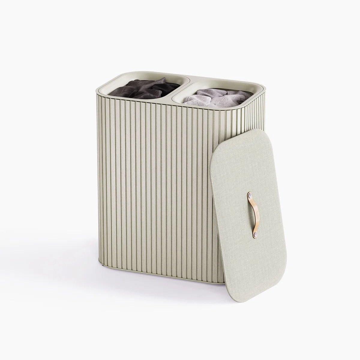 Joseph Joseph Tota Luxe 90-liter Bamboo Laundry Separation Basket | Wayfair North America