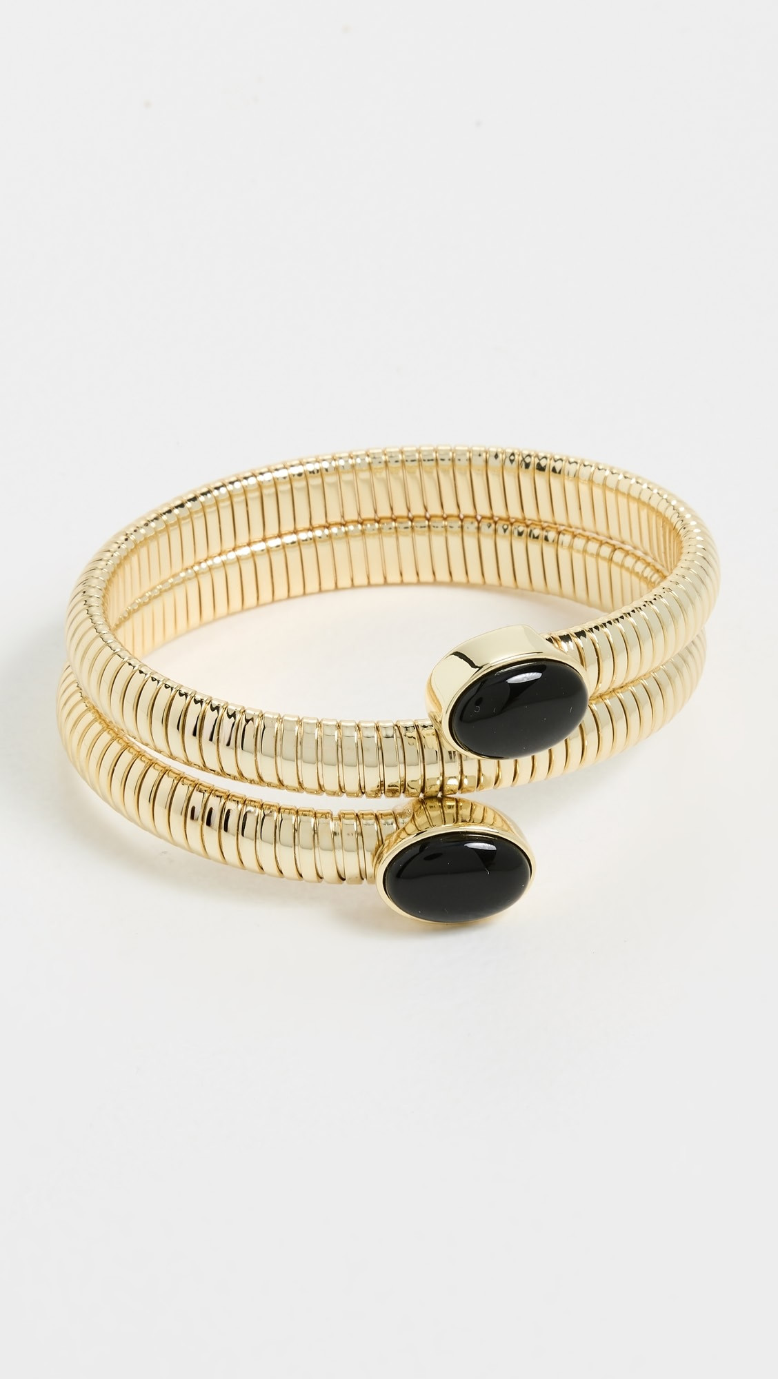 Colored Stone Wrap Snake Bangle Bracelet | Shopbop