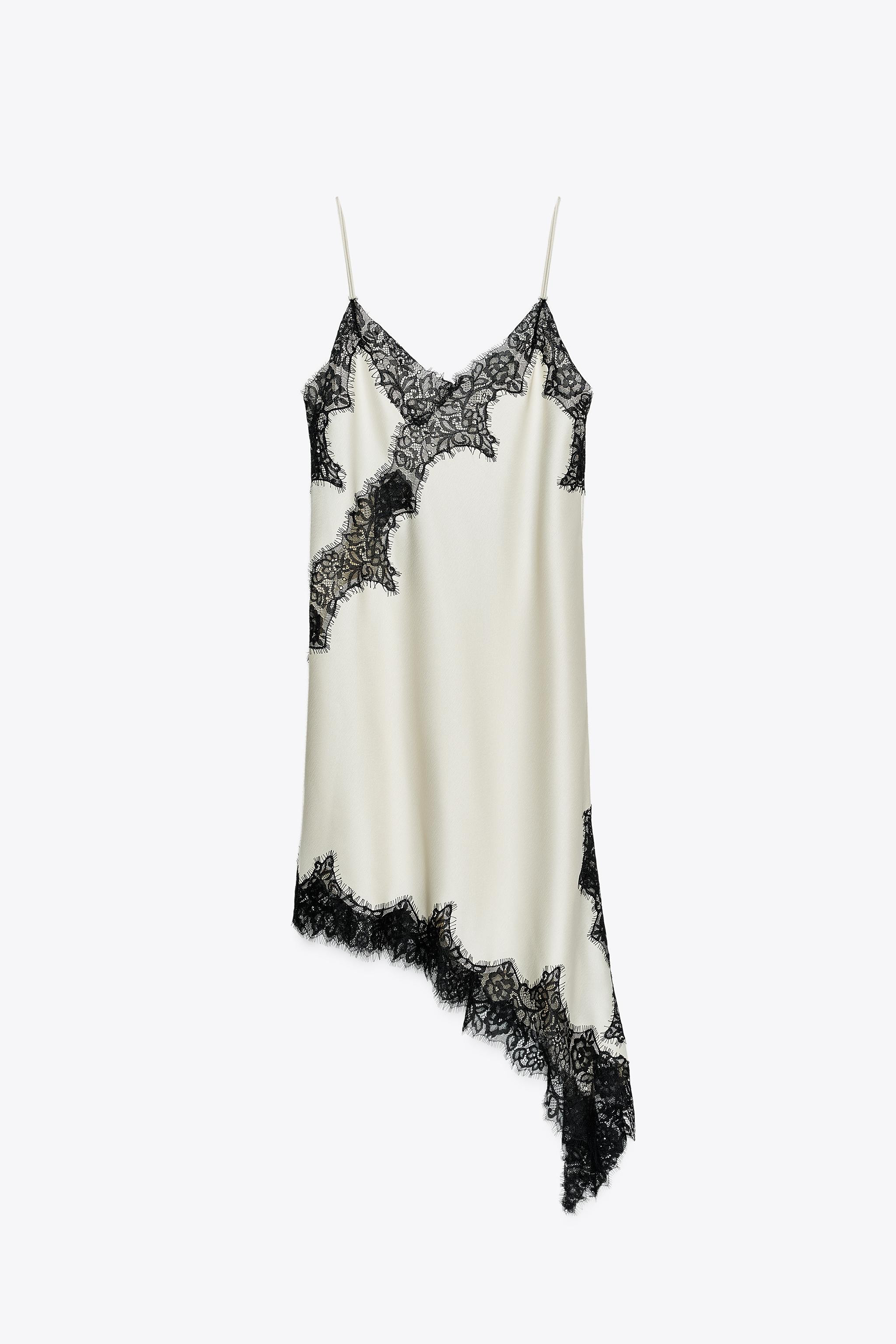 ASYMMETRIC LACE DRESS ZW COLLECTION | Zara UK