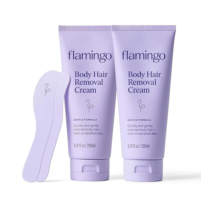 Flamingo Women's Body Hair Removal Cream - (2 Pack) 6.76 fl oz - Removes Hair from Legs, Arms, Un... | Amazon (US)