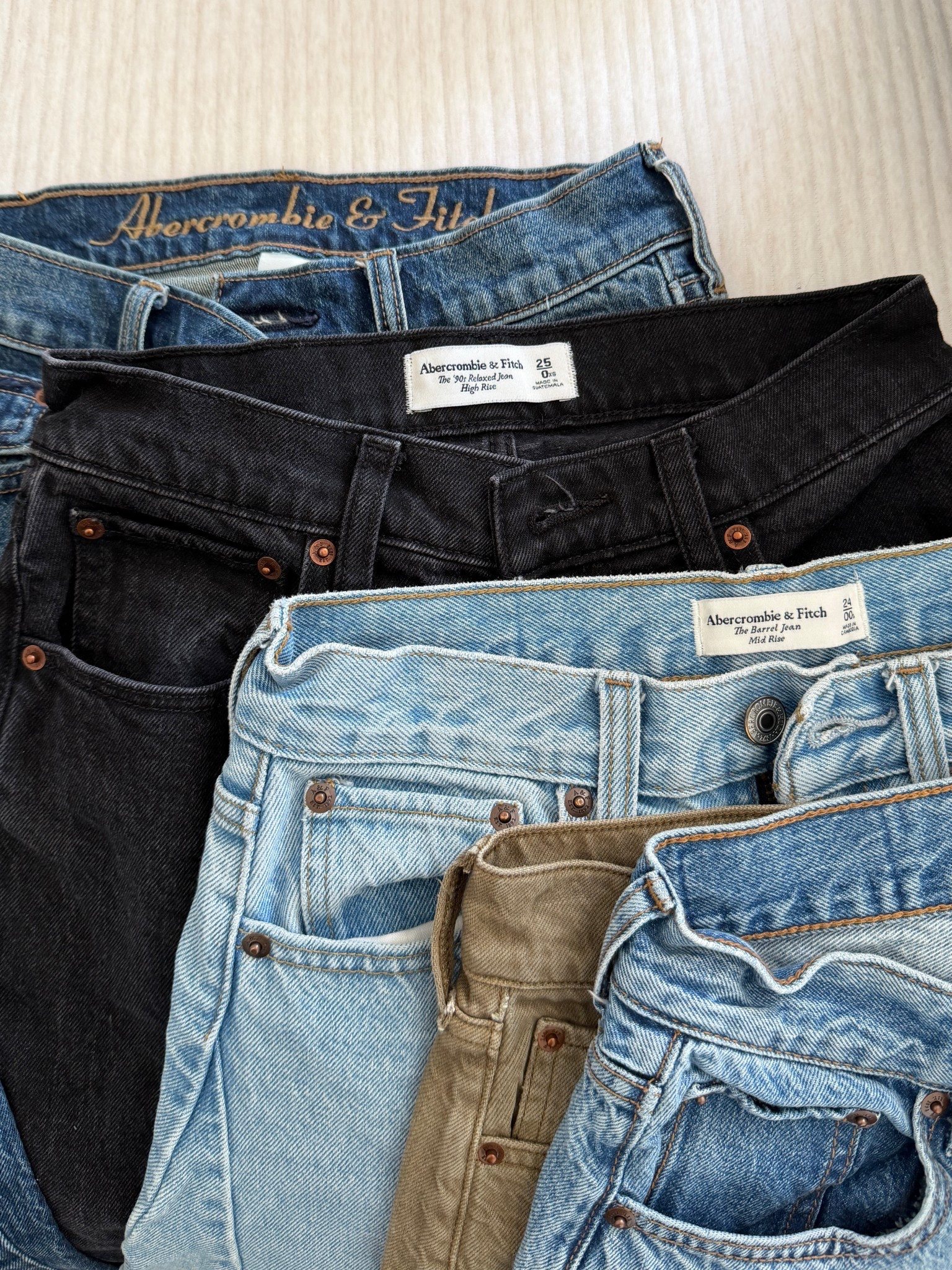 [1/30/26] abercrombie sale + code AFVIVIANE for stackable 15% off!!! Favorite denim currently on sale!!

• High Rise Bootcut Jean, I wear 24 short or regular pending shoe type (ie. Heels)
• High Rise 90s Relaxed Jean, I wear true size 24, extra short is a great length for flats and short or regular length is great for heeled shoes 
• Mid Rise Barrel Jean, I wear true size 24 short in this style and they pair well with sandals 
• Low Rise Ultra Jean, 24 short is great for sandals/flip flops and regular length good for heeled shoes 

*Offer valid in stores and online 1/29/2026 - 2/2/2026 in US/CA. Exclusions apply as indicated. Online price reflects discount. Promo Code: *Use code AFVIVIANE to get an additional 15% off almost everything in stores and online at checkout from 1/29/26 - 2/2/26 in US/CA. Exclusions apply. See details online.*


#LTKPetite #LTKSeasonal #LTKSaleAlert