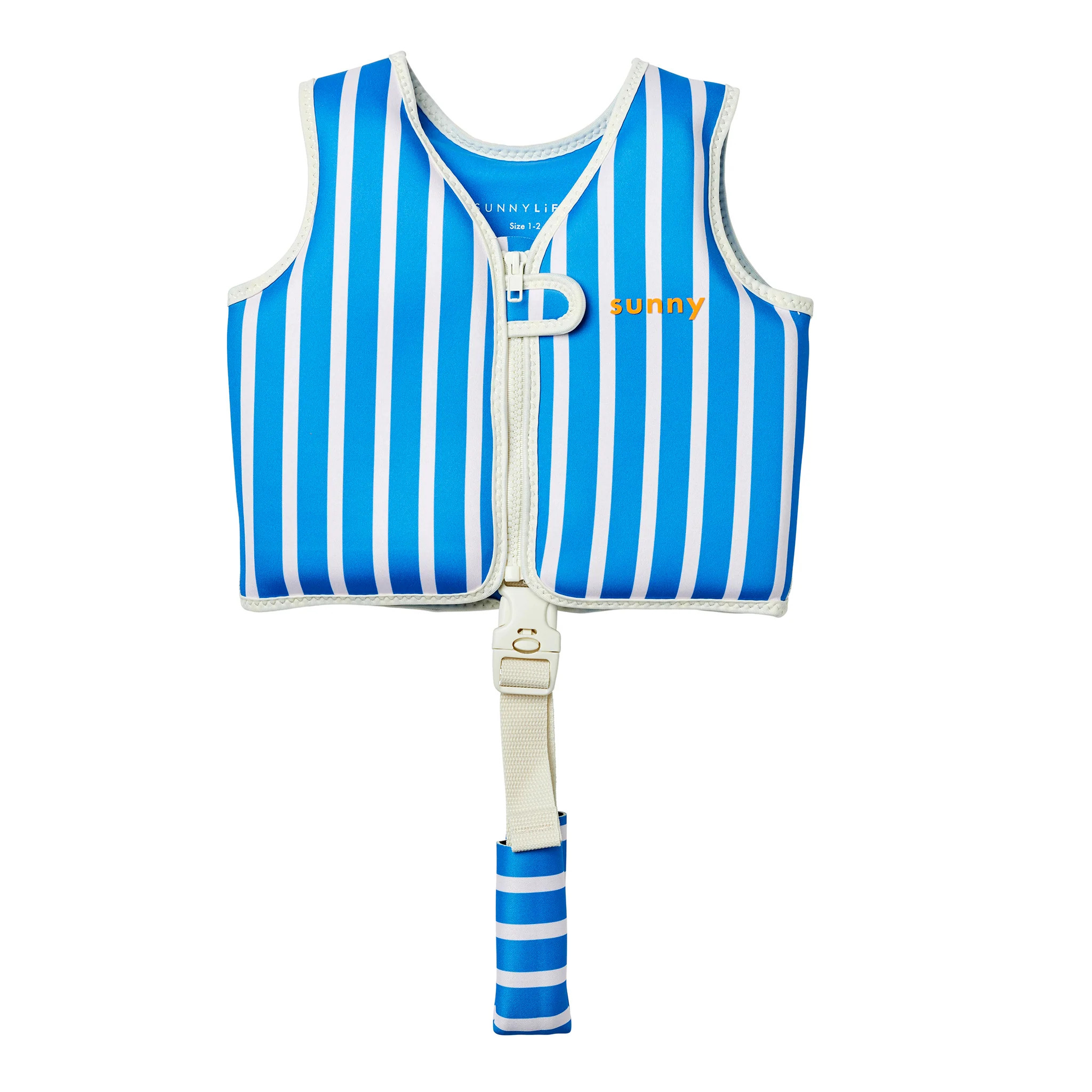 Kids Swim Vest 1-2 - Tino the Tiger Blue | SUNNYLIFE US
