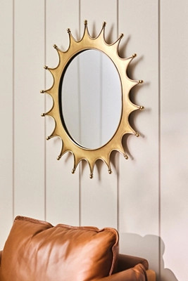 Soleil Brass Sun Wall Mirror | Anthropologie (US)