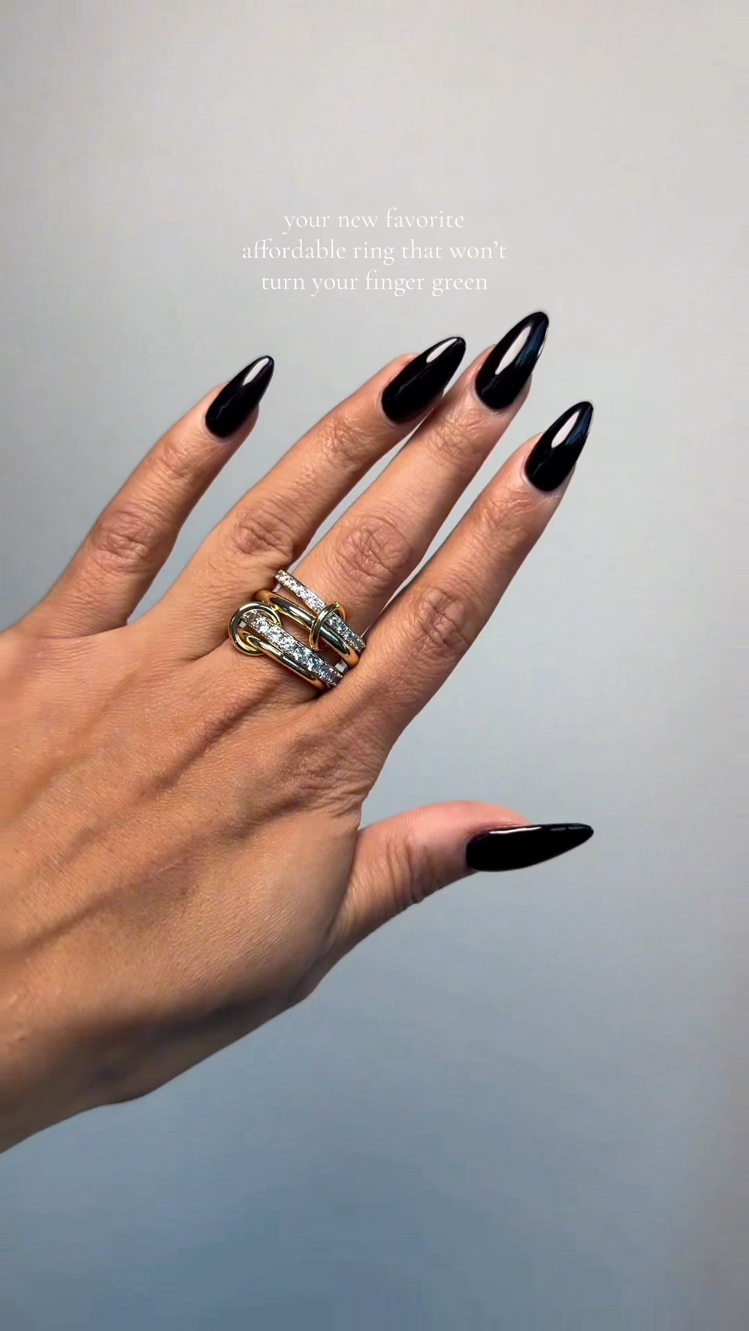 I’m not lying when I say I wear this interlocked ring every single day. It’s both gold and silver so it goes with everything, gives you a ring stack without needing multiple rings and is under $30 but won’t turn your finger green. 💁🏽‍♀️ I have a lot of Pavoi jewelry and they NEVER miss. 🫶🏽

#LTKOver40 #LTKootd #LTKPetite