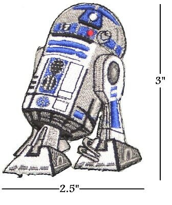 Star Wars R2D2 Embroidered Iron On Patch Appliques LOGO DIY 3" Robot (THE FORCE)  | eBay | eBay US