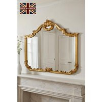 Carved Landscape mirror Gold 122(w)x104cm(h) | Debenhams UK