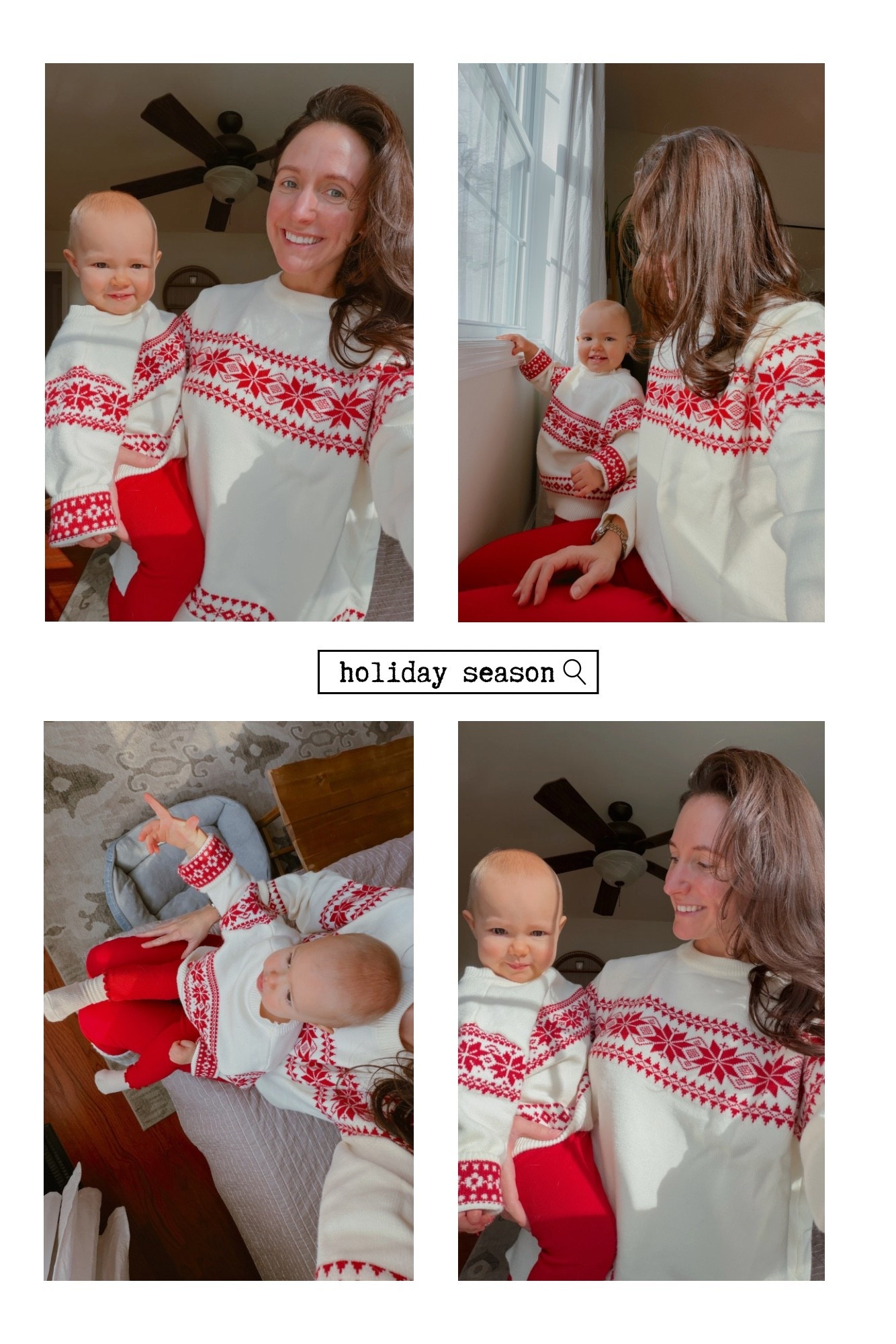 The perfect Christmas sweater for family photos, mommy and me, or any holiday occasion! ❤️❄️🎄🎅🏻

Christmas sweater, ugly sweater, holiday sweater, women’s sweaters, baby sweater, toddler sweater, toddler outfits, bay outfits, Christmas family photos, red sweater, Walmart, shein, Amazon, red leggings, clogs, toddler shoes, cyber Monday, Black Friday 

#LTKBaby #LTKmomlife #LTKHoliday