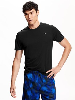 Old Navy Go Dry Cool Crew Neck Tee For Men Size XXL Big - Black jack | Old Navy US