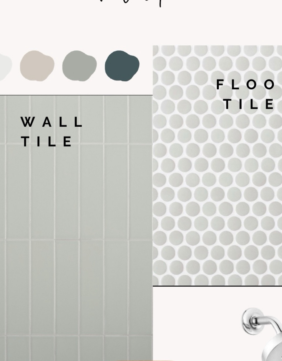 Get the look! 
Green wall and penny floor tile 

#LTKhome