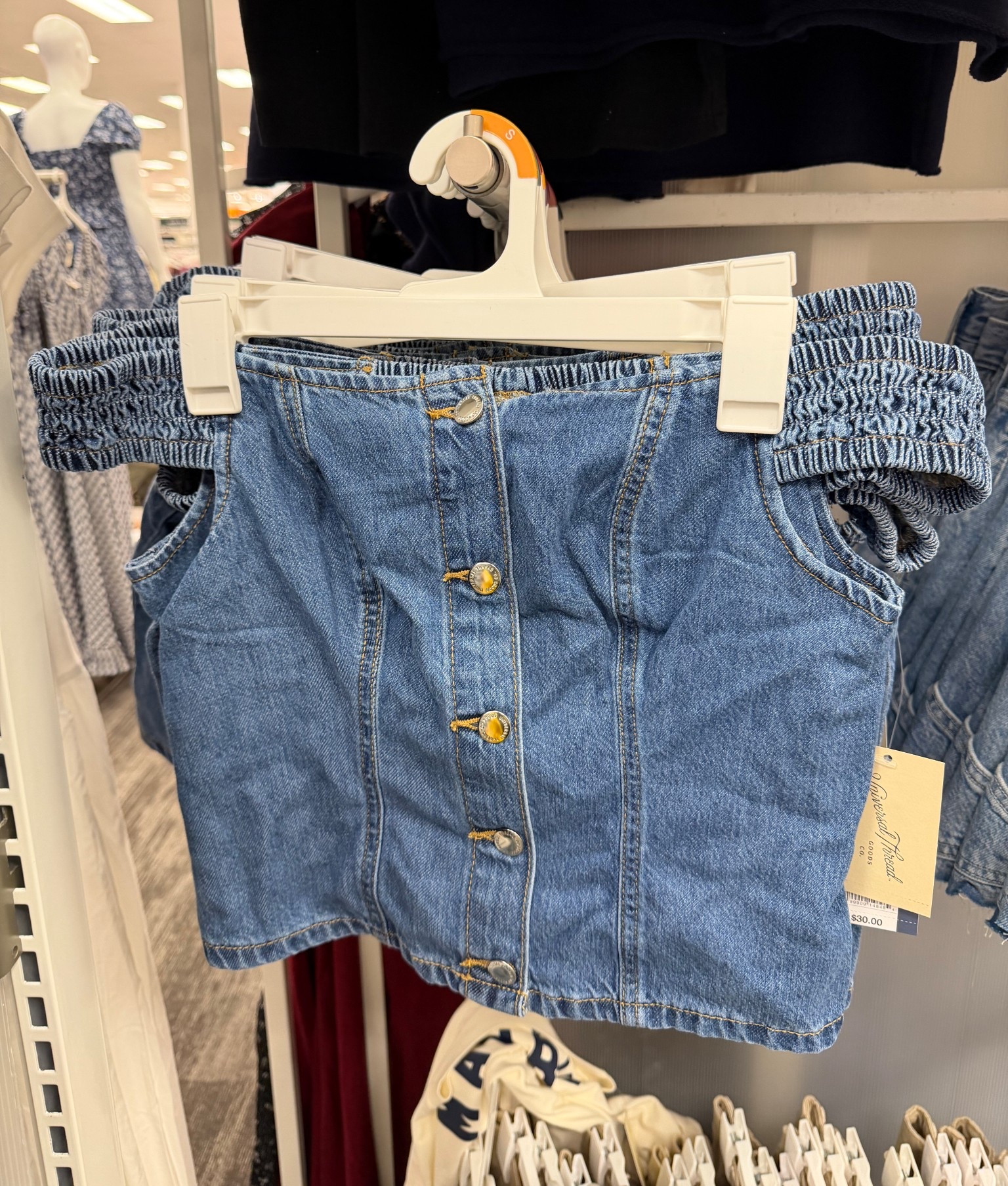 Universal Thread Off the Shoulder Denim Top #targetsttoe #denimtops #datenightoutfit

#LTKootd #LTKTravel #LTKgrwm