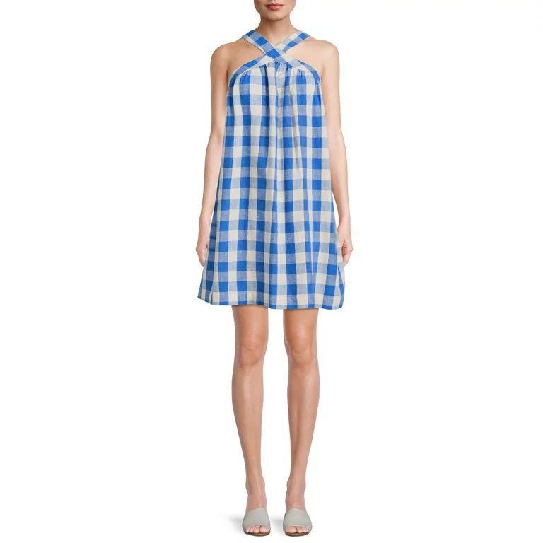 The Get Women's Sleeveless Cross Neck Mini Dress | Walmart (US)
