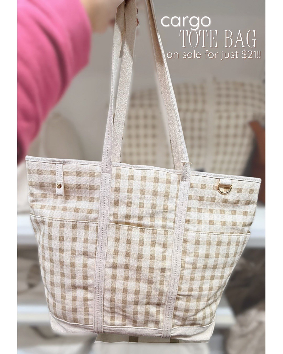 This tote bag caught my eye immediately! So darling and perfect for summer! 

#LTKSeasonal #LTKFindsUnder50 #LTKSaleAlert