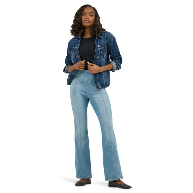 Lee® Women's Heritage High Rise Pull On Flare Jean, Sizes XS-2XL - Walmart.com | Walmart (US)