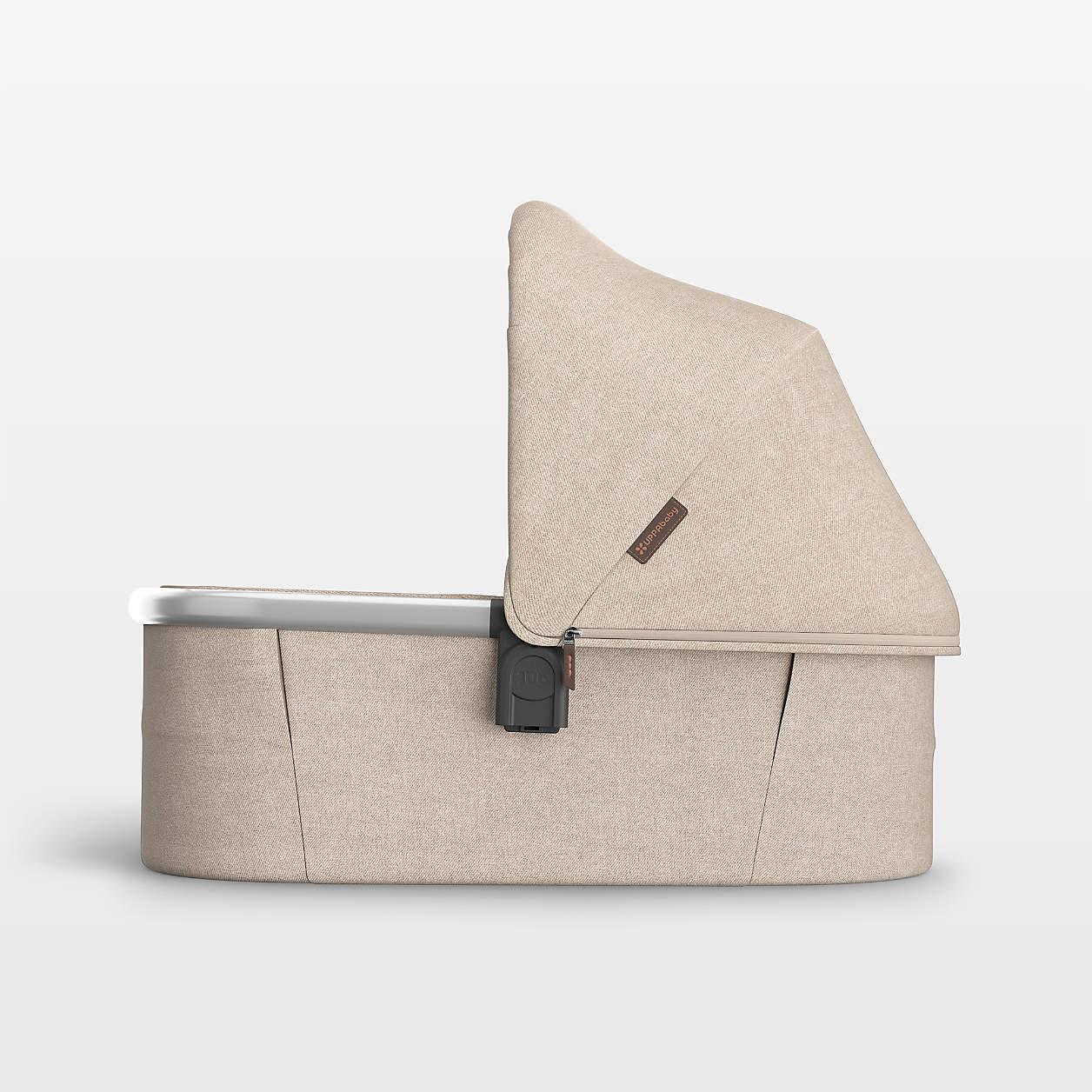 UPPAbaby V3 Savannah Pearl Grey Jacquard Baby Bassinet with Aluminum Frame + Reviews | Crate & Ki... | Crate & Barrel