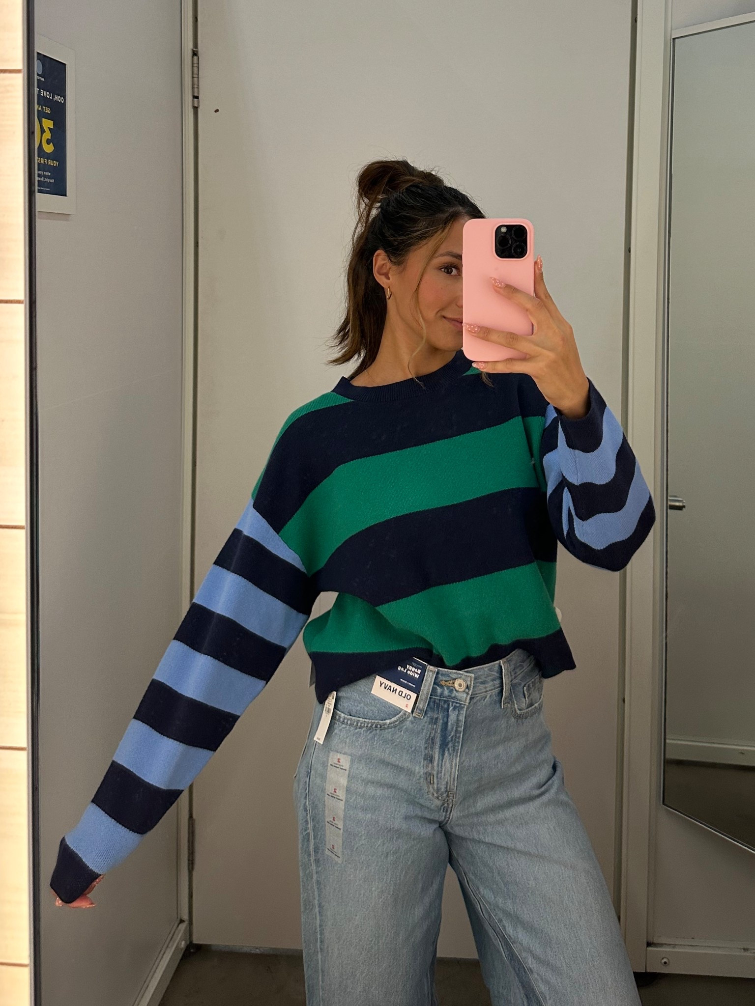 Old navy fall collection! This striped sweater is so cute. Wearing a small- 5’3 125 pounds 

Fall fashion, old navy fall, 

#LTKSeasonal #LTKStyleTip #LTKFindsUnder50