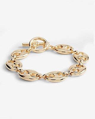 Oval Chain Toggle Bracelet | Express