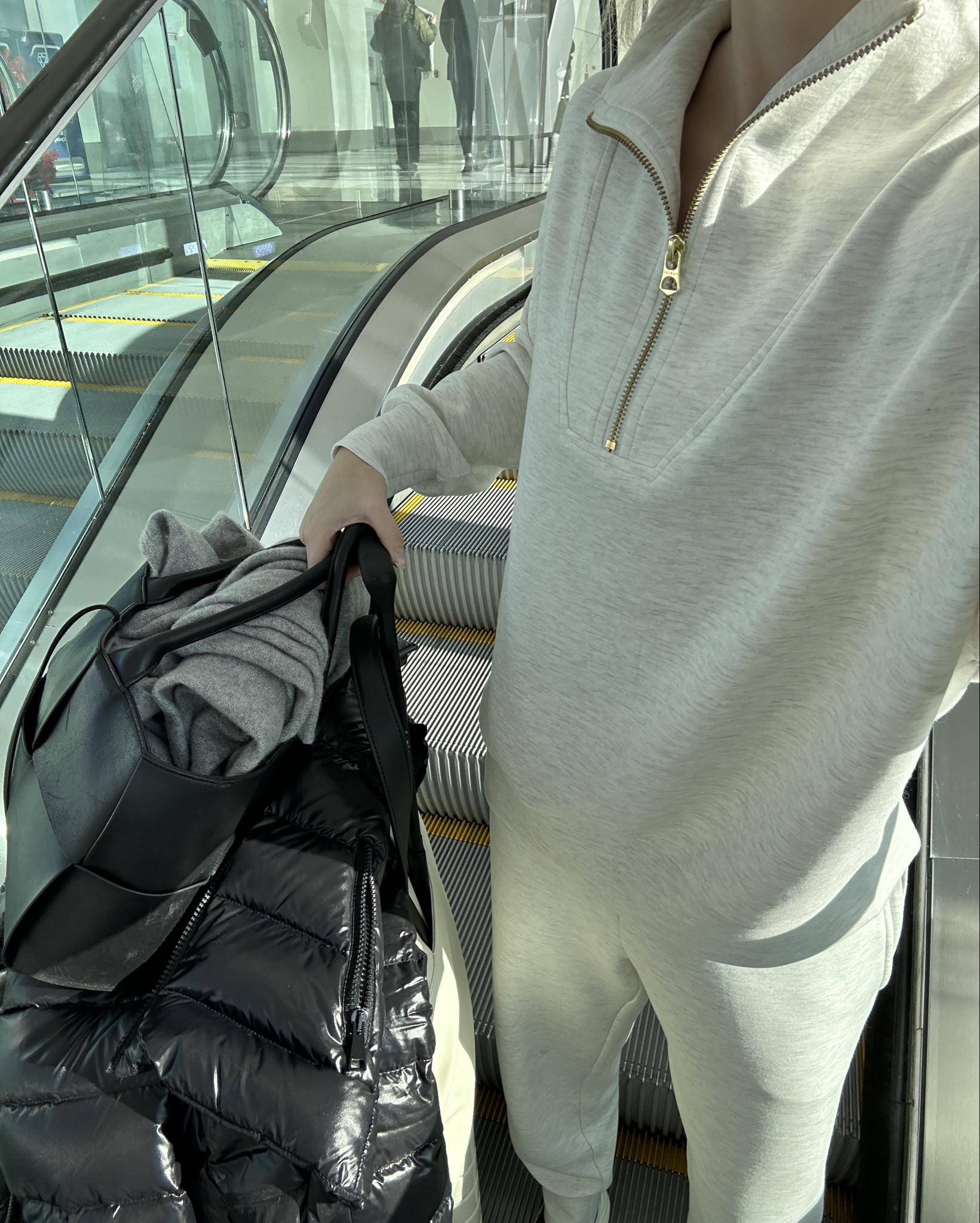 Obsessed with this double soft collection by varley. It feels like I never left my bed. Wearing XS top and bottom in ivory 

#LTKActive #LTKFitness #LTKTravel