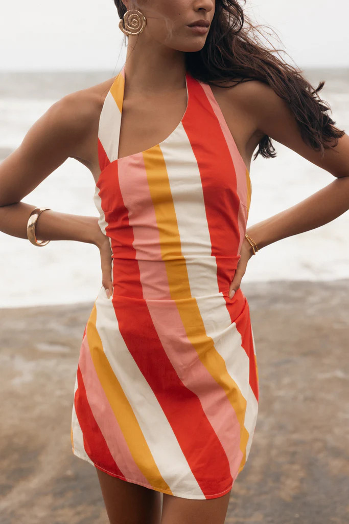 Silanzo Mini Dress - Pink Stripe | Petal & Pup (US)