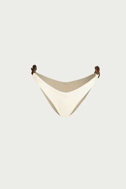Tortoise Chain Brief (Faux Suede Cream) | SAME