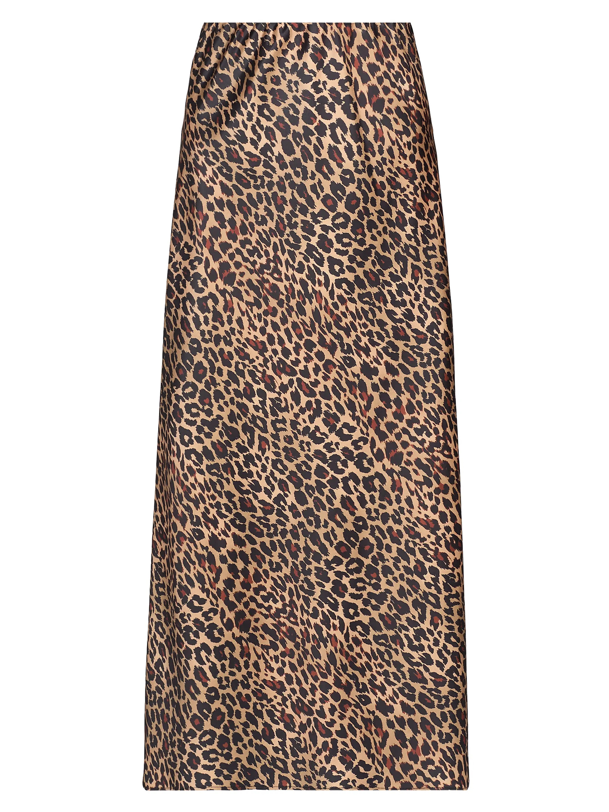 Toccin Viv Leopard-Print Satin Maxi Slip Skirt | Saks Fifth Avenue | Saks Fifth Avenue