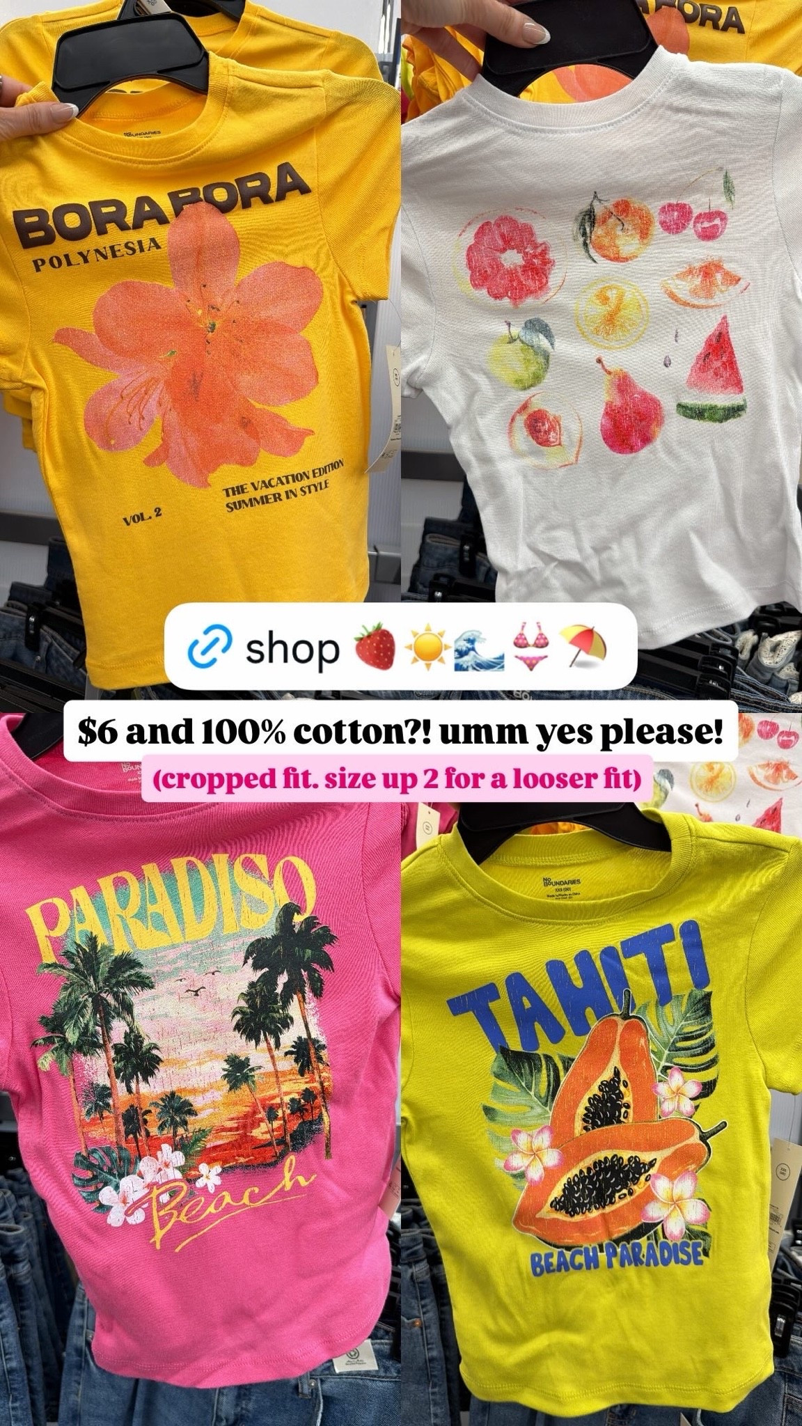 WALMART $6 Baby tees