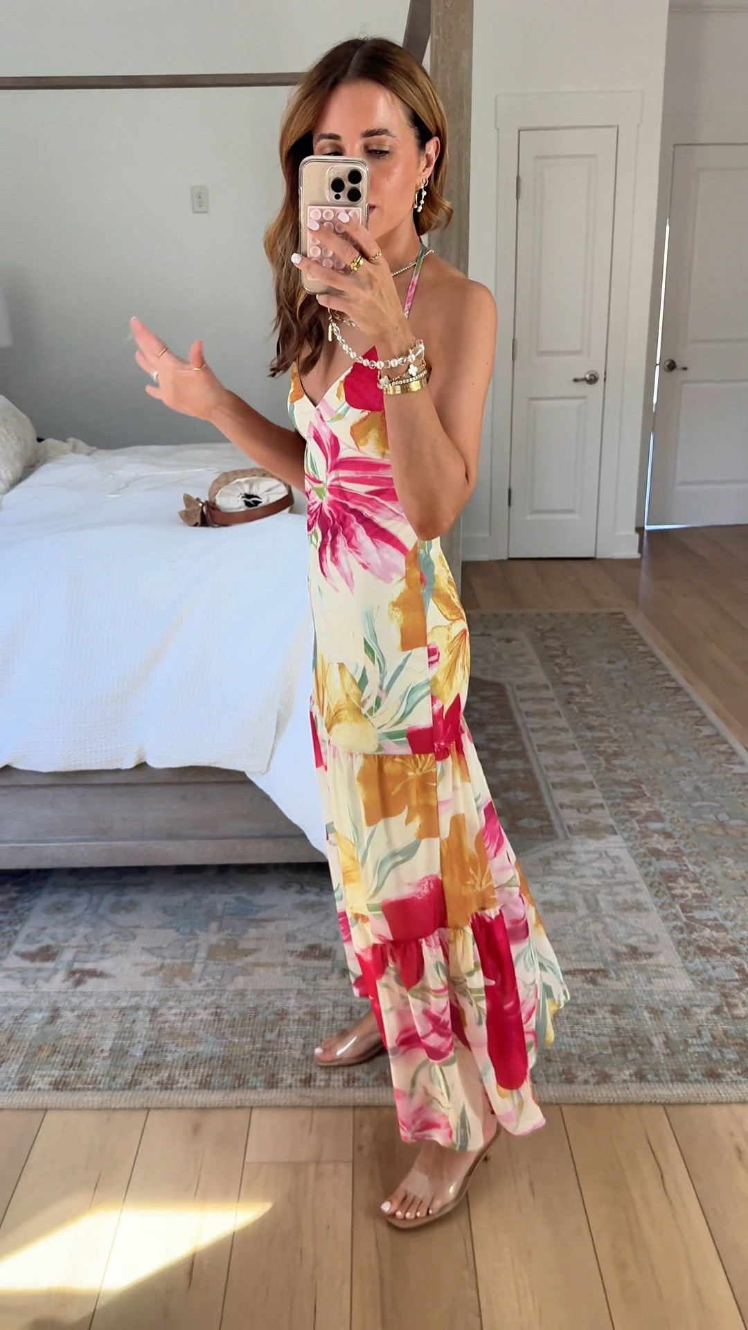 New target arrivals I am loving for spring and summer. Vacation outfits. Vacwtion dress. Tropical maxi. Resort wear. Cruise outfit. Matching sets. Neutral wedges and slide sandals (all TTS). Spring outfits. Spring style. Spring break outfits. Wearing XXS.


#LTKTravel #LTKWedding #LTKSwim