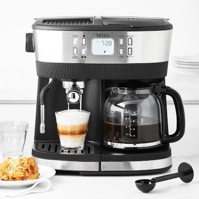 Brim Combination 19 Bar Espresso Machine &amp; Programmable 10-Cup Coffee Maker | Williams-Sonoma