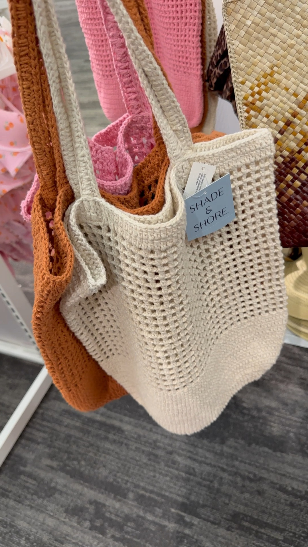 Netted crochet handbag 

#LTKmomlife #LTKTravel #LTKFestival