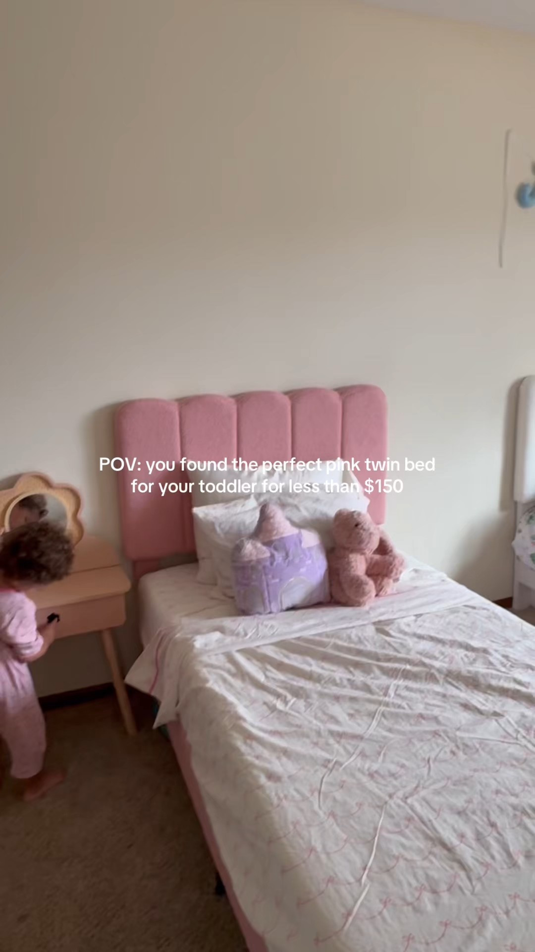 The sweetest Plush Pink twin bed for our toddler girl🎀



#LTKHome #LTKGiftGuide #LTKKids