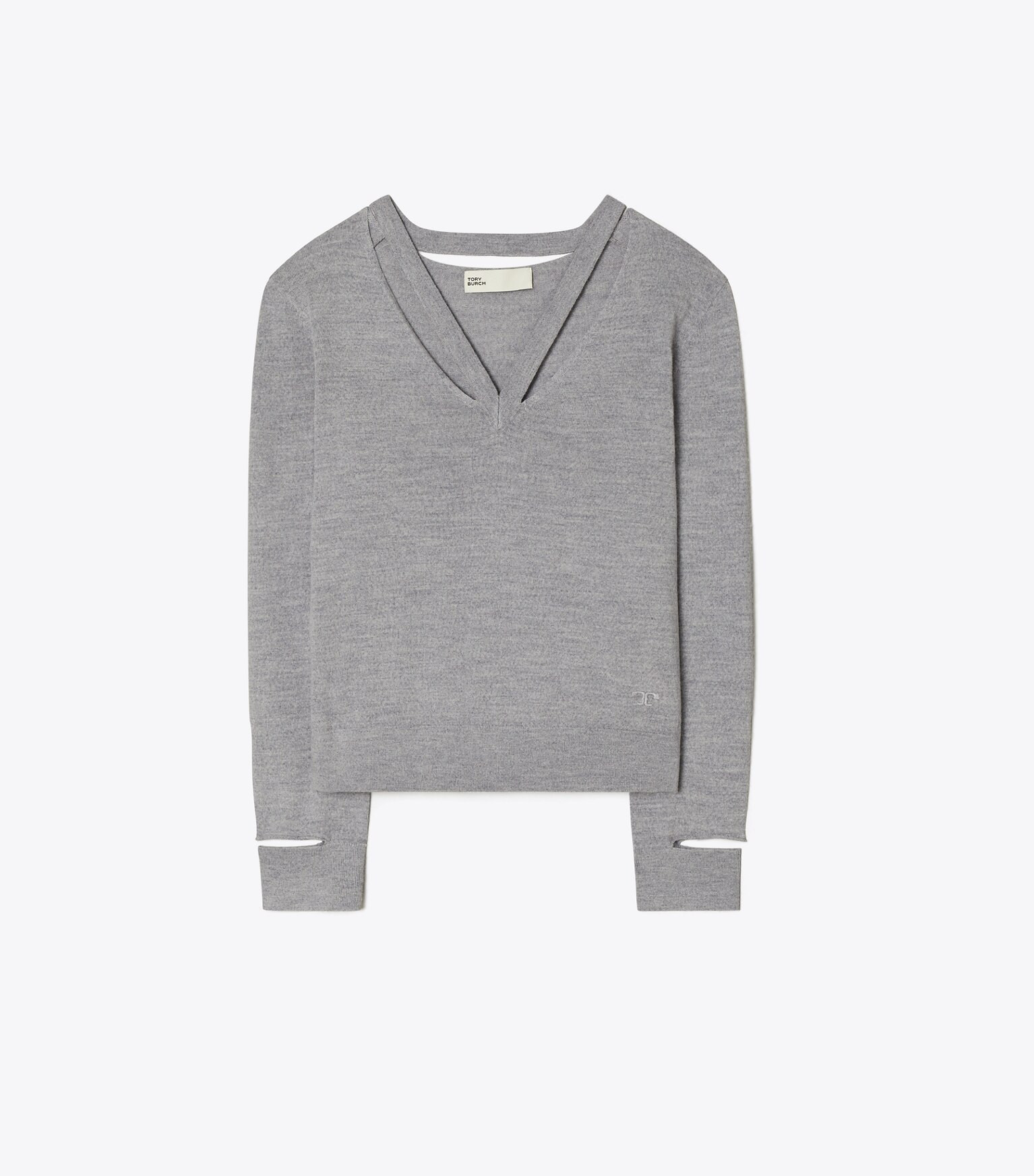 V-NECK WOOL PULLOVER | Tory Burch (US)