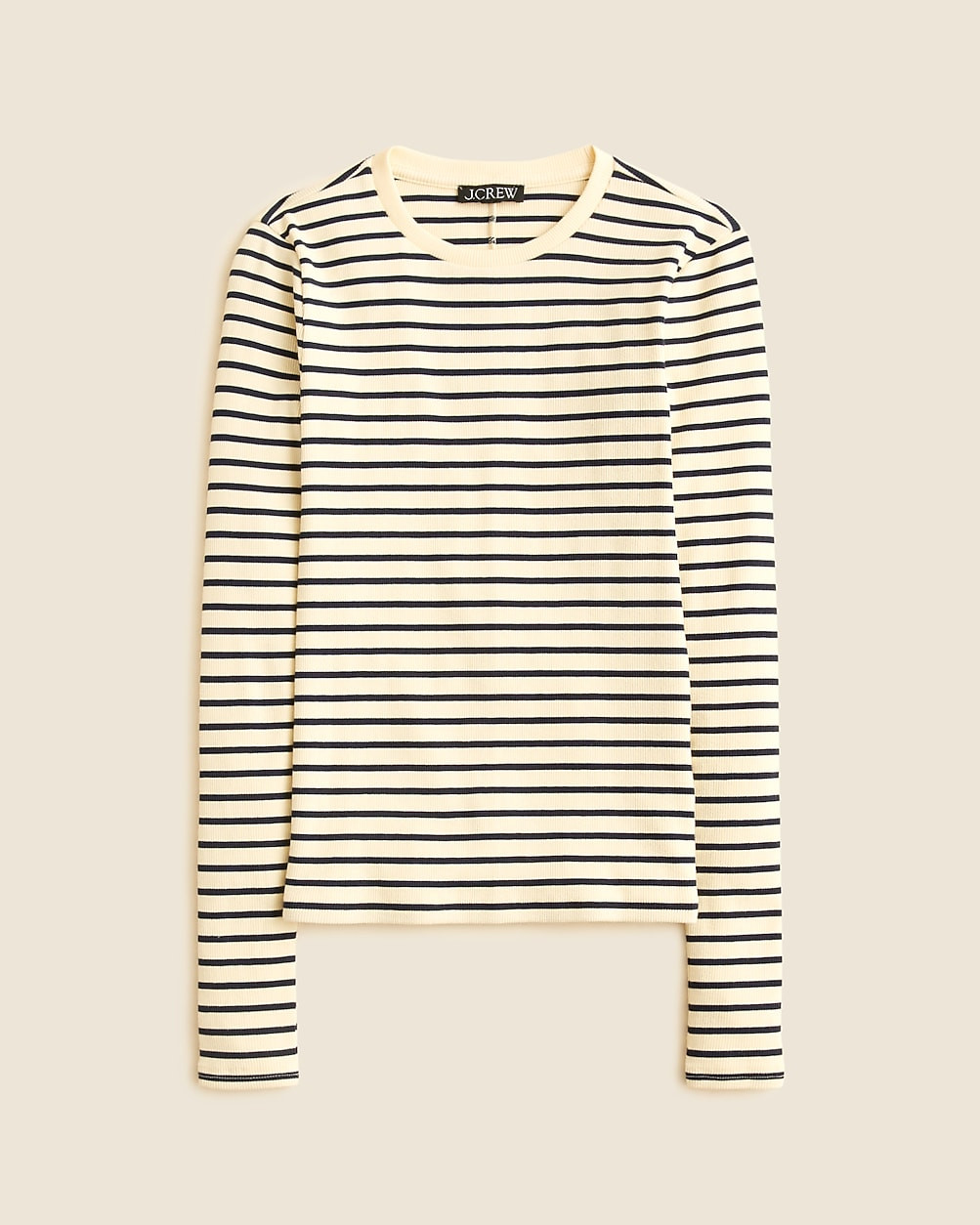 Perfect rib long-sleeve T-shirt in stripe | J. Crew US