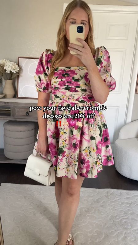 Comment SHOP below to receive a DM with the link to shop this post on my LTK ⬇ https://liketk.it/4Imiz

20% OFF 🚨 at Abercrombie and Fitch! SIZE M REG in this floral dress for summer! 

Abercrombie dress | Abercrombie and Fitch | Abercrombie style | Abercrombie outfit | Abercrombie and Fitch dress | green dress | floral dress | spring dress | Emerson dress | Emerson puff sleeve dress | puff sleeve dress | mini dress | spring style | spring outfit | wedding guest dress | abercrombie wedding guest dress | spring wedding guest dress | girly outfit | girly style | girly aesthetic | casual chic outfit | Pinterest outfit | Pinterest fashion | Pinterest aesthetic #ltkseasonal #ltkmidsize #ltksalealert

#LTKSeasonal #LTKVideo #LTKMidsize