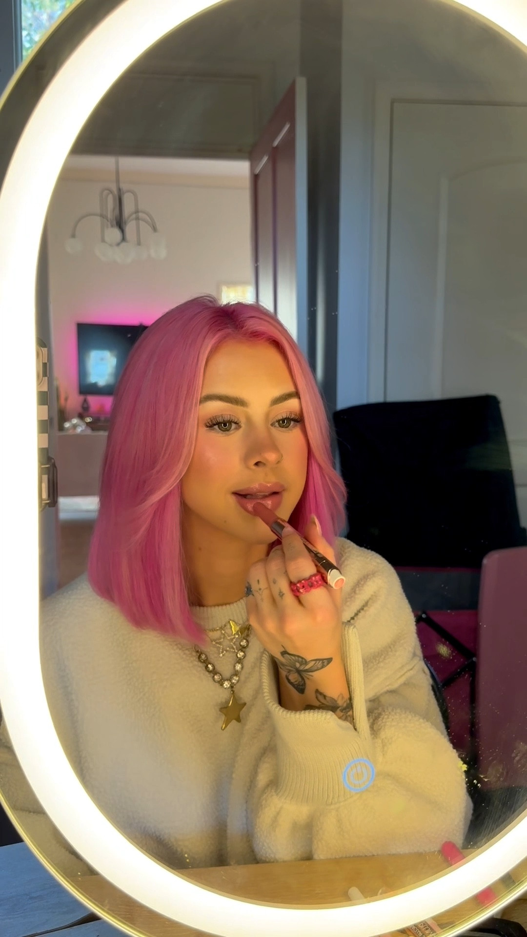 Kindness Café Maracuja Juicy Lip Plump Collection on sale today!! 😍 these taste and smell like the best Christmas candy 

@qvc #ad #LoveQVC