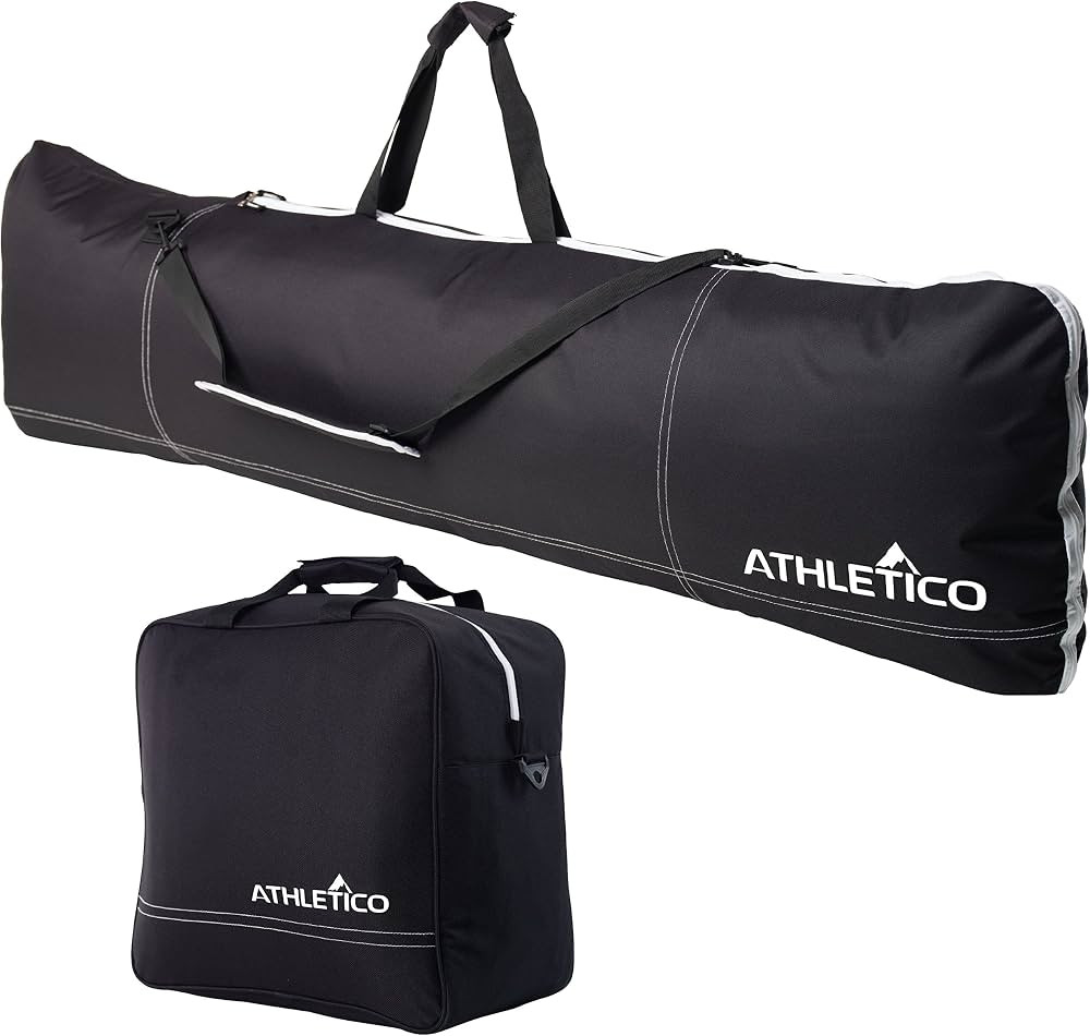 Athletico Padded Two-Piece Snowboard and Boot Bag Combo | Store & Transport Snowboard Up to 165 c... | Amazon (US)