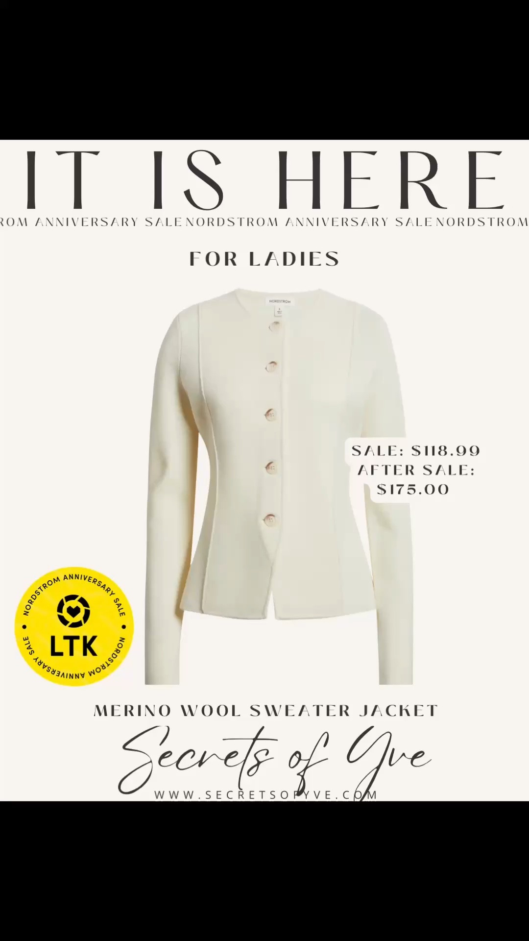 SecretsofYve: a gorgeous and chic cardigan! Nordstrom Anniversary Sale. 
#Secretsofyve #ltkgiftguide
Always humbled & thankful to have you here.. New posts daily at 3pm & 4:15pm EST. 
CEO: PATESI Global & PATESIfoundation.org
@secretsofyve : where beautiful meets practical, comfy meets style, affordable meets glam with a splash of splurge every now and then. I do LOVE a good sale and combining codes! #ltksalealert #ltku #ltkplussize #ltkmidsize #ltkover40 #ltkpetite #ltkvlog #ltktravel #ltktall #ltkootd #ltkstorytime #ltkmomlife secretsofyve

#LTKSeasonal #LTKWorkwear #LTKWedding