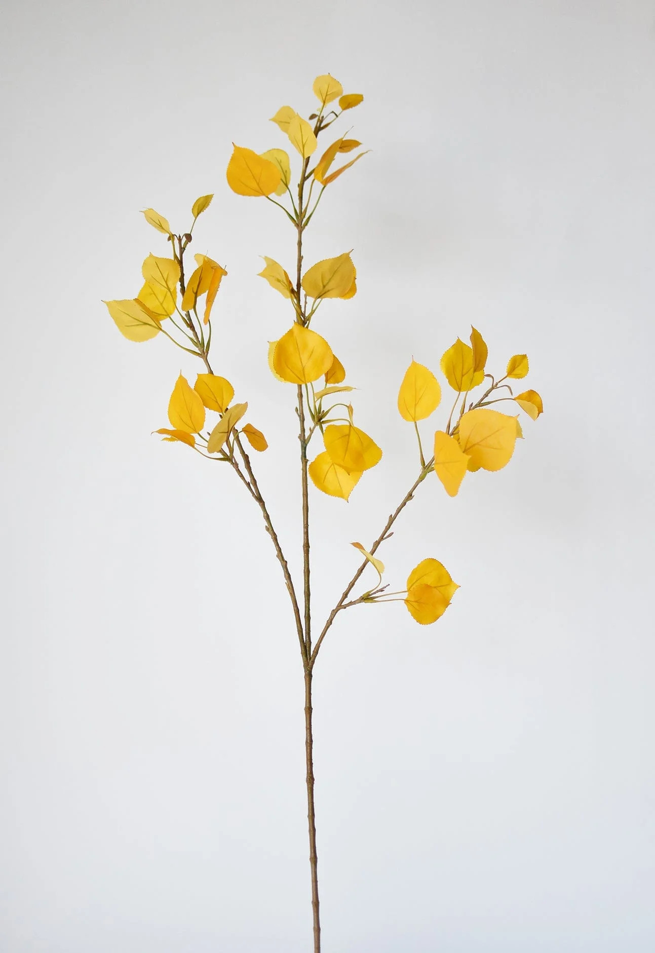 40" Faux Yellow Aspen Branch Spray | Walmart (US)