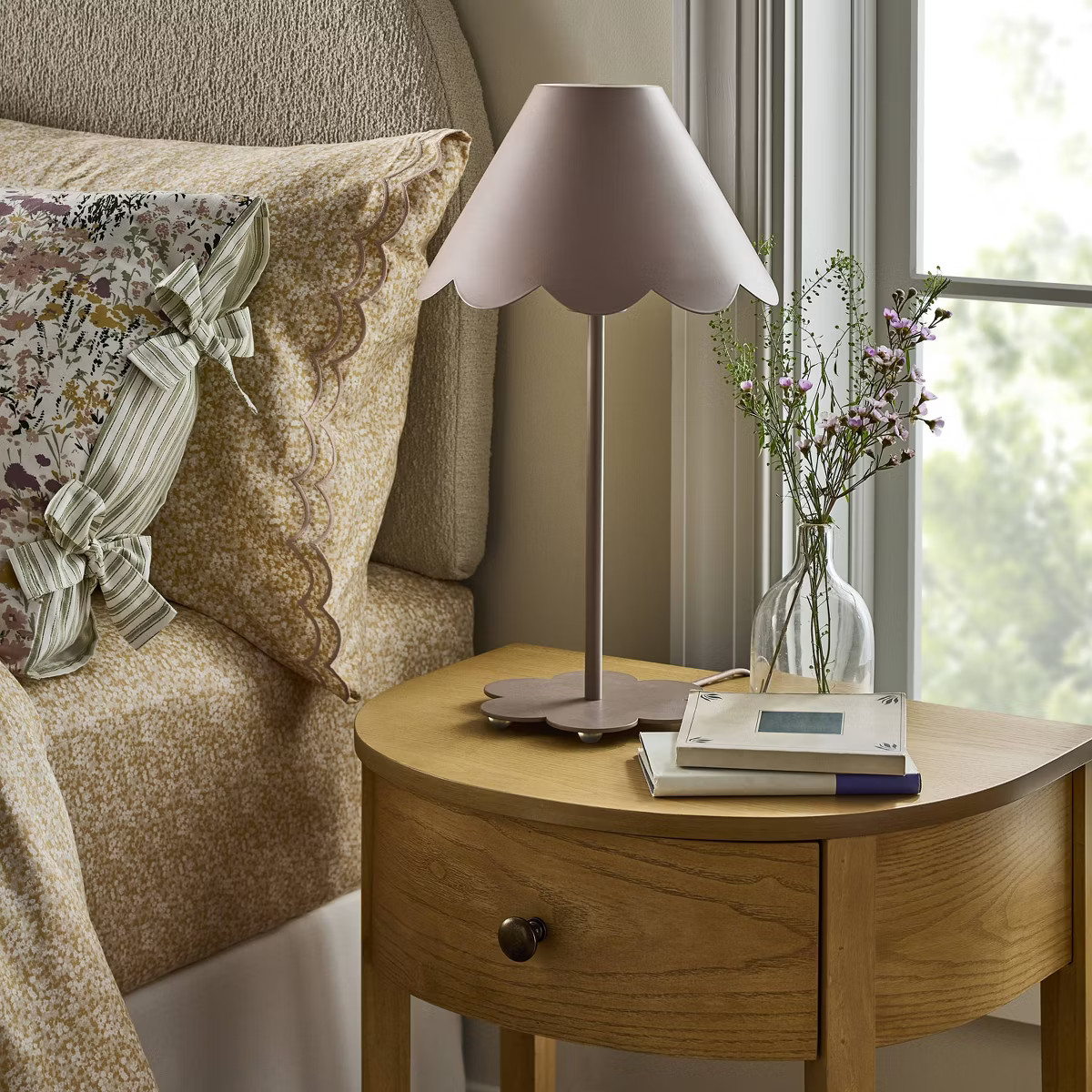 Scallop Shade Metal Table Lamp Purple - Threshold™ designed with Studio McGee | Target