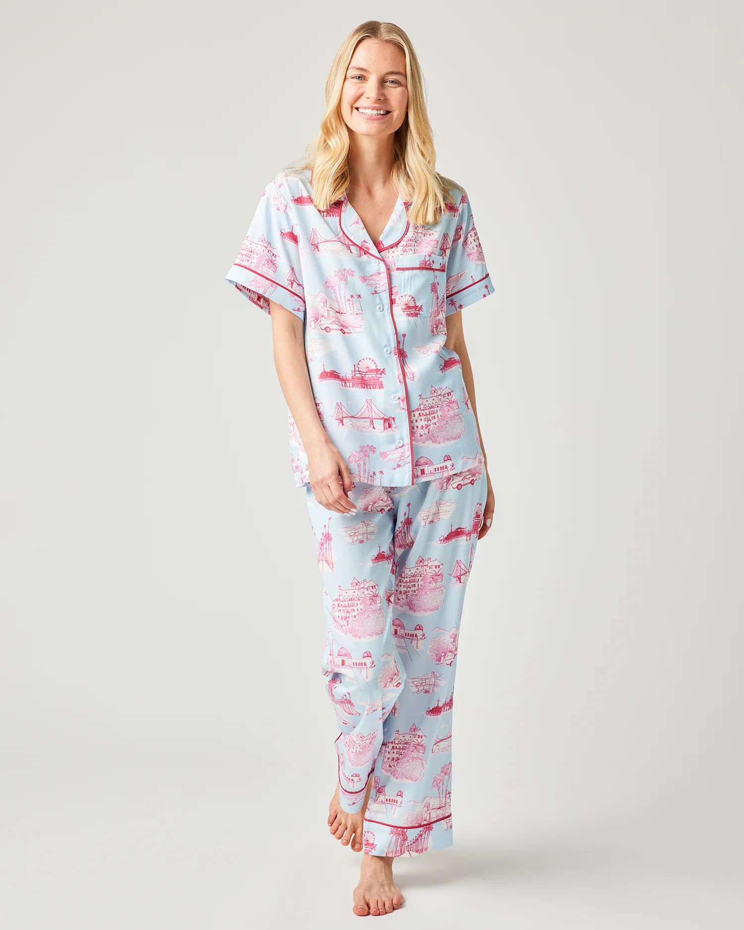 California Toile Pajama Set | Colorful Prints, Wallpaper, Pajamas, Home Decor, & More | Katie Kime Inc