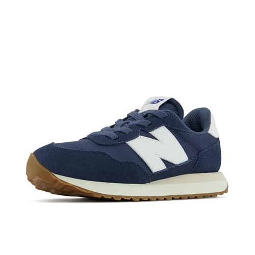 New Balance Kids 237 Bungee Sneaker, NATURAL INDIGO/MOONBEAM, 5 M Toddler (1-4 Years) | Amazon (US)