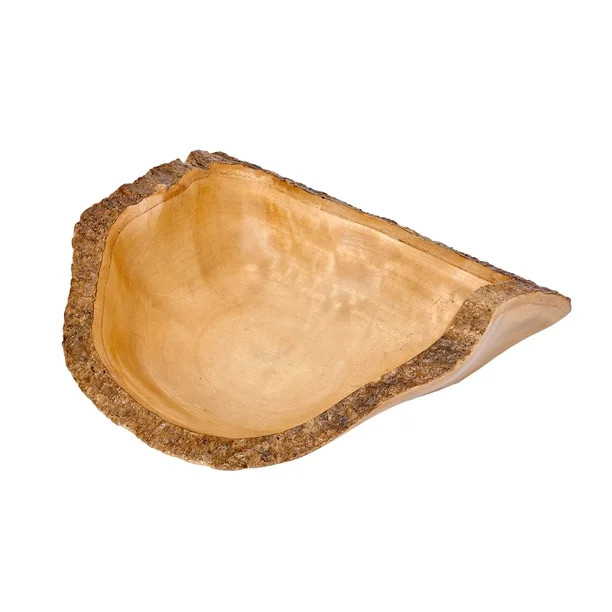 Rectangular-Shaped Mango Tree Wood with Bark Rim Serving Dish or Fruit Bowl | Walmart (US)