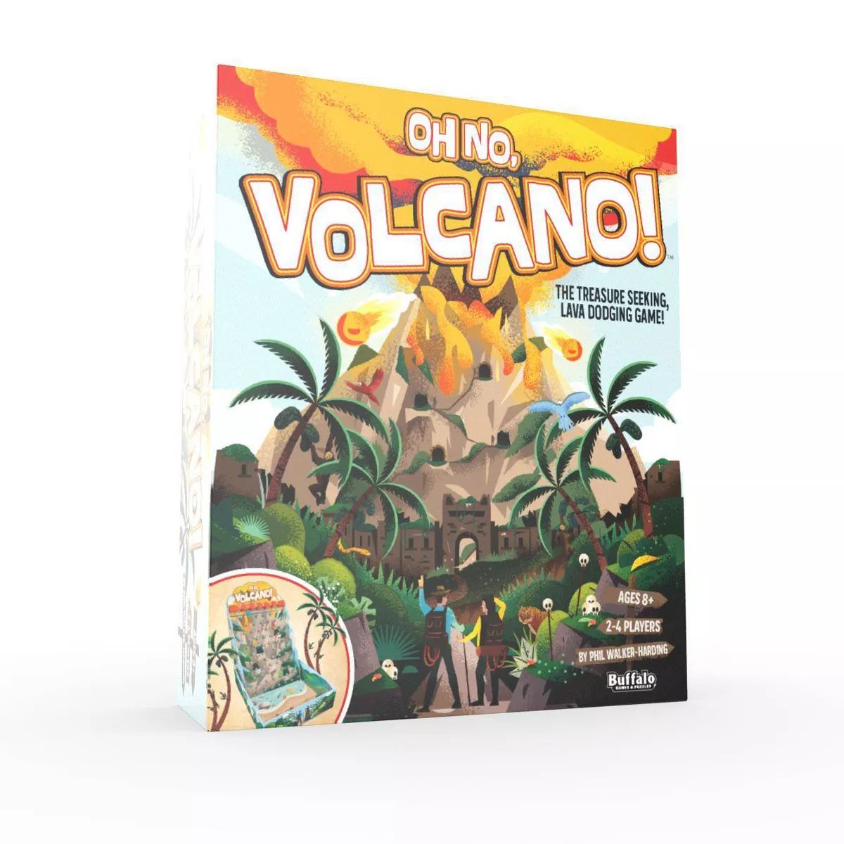 Buffalo Games Oh No Volcano Board Game | Target