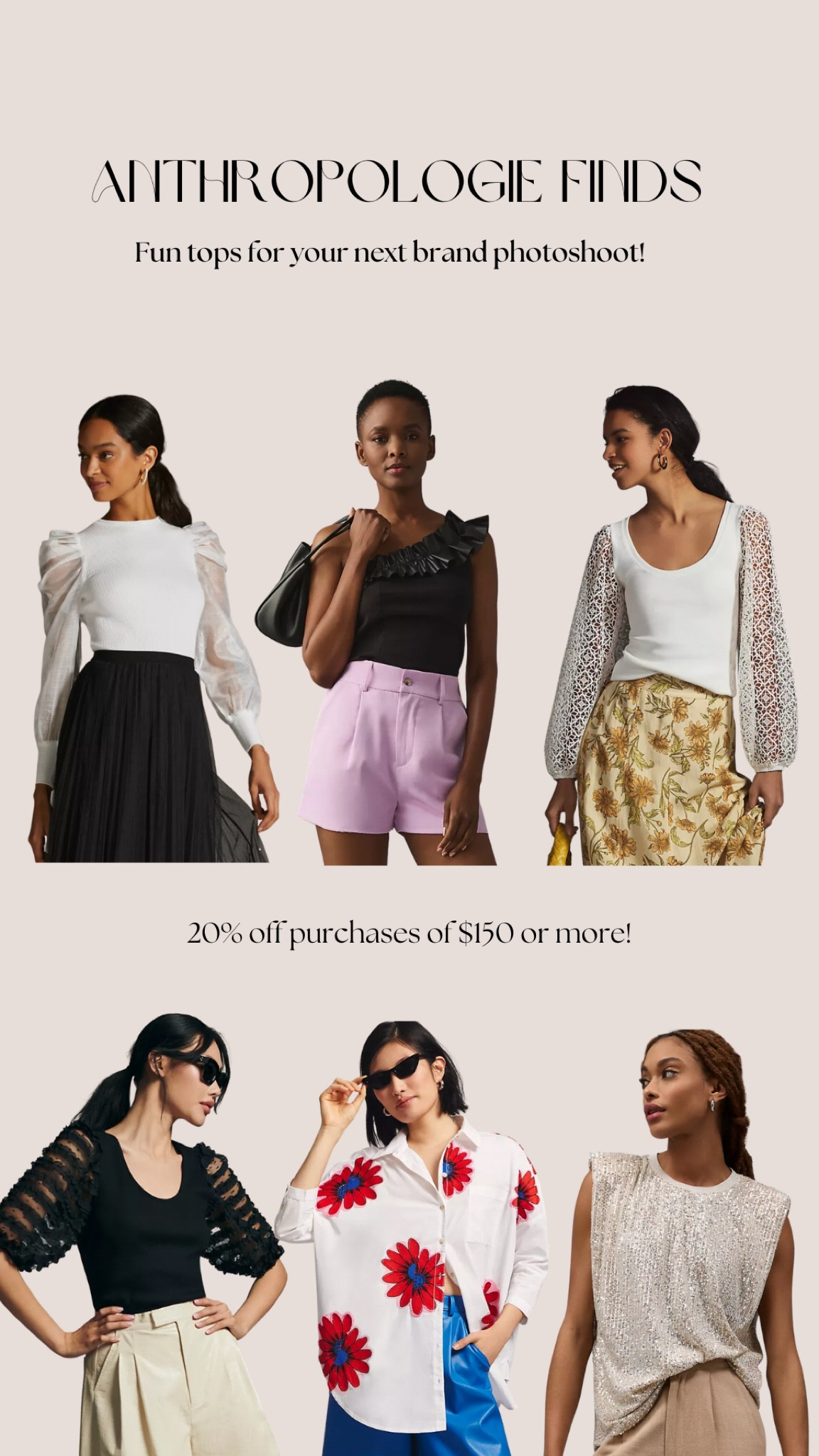 Super fun tops 🎉 Anthropologie finds as part of the #LTK sale 💖

#LTKSale #LTKunder100 #LTKunder50