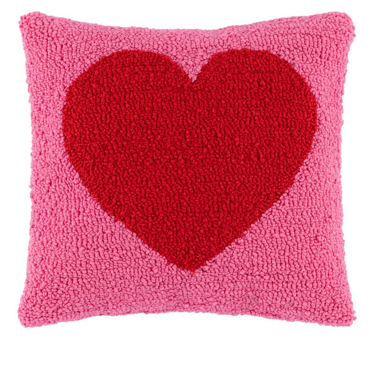 Shiraleah Pink and Red Heart Pillow | Target